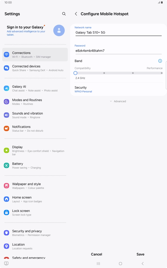 Press the field below Press the field below