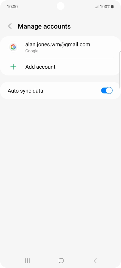 Press the Home key to return to the home screen.