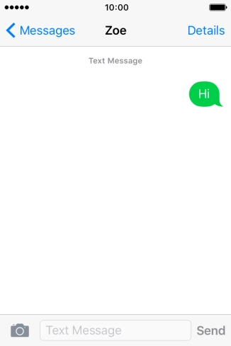 Press the Home key to return to the home screen.