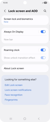 Press the Home key to return to the home screen.