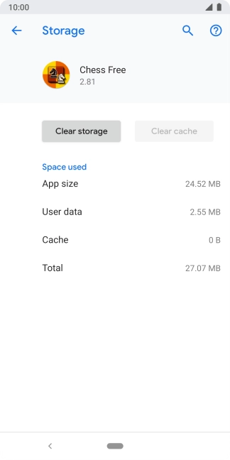 Press the Home key to return to the home screen.
