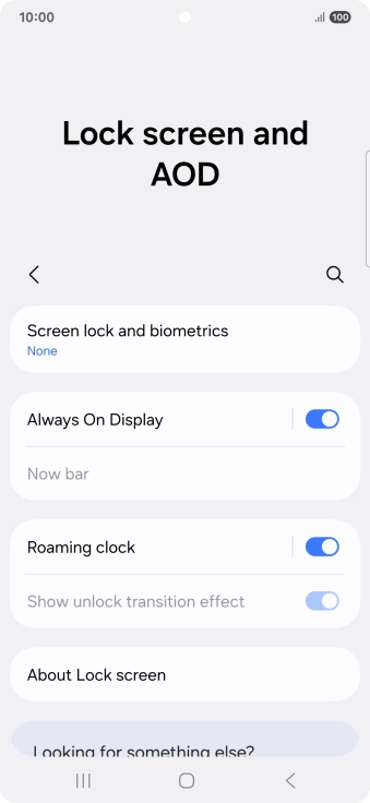 Press the Home key to return to the home screen.