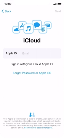 Press the field next to 