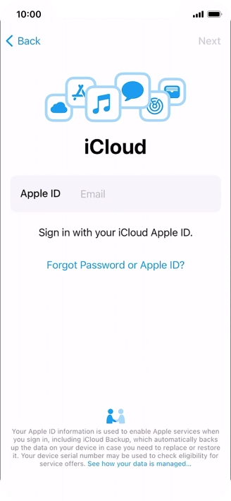 Press the field next to 