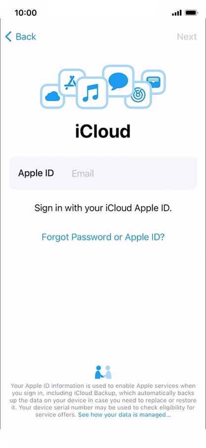 Press the field next to 