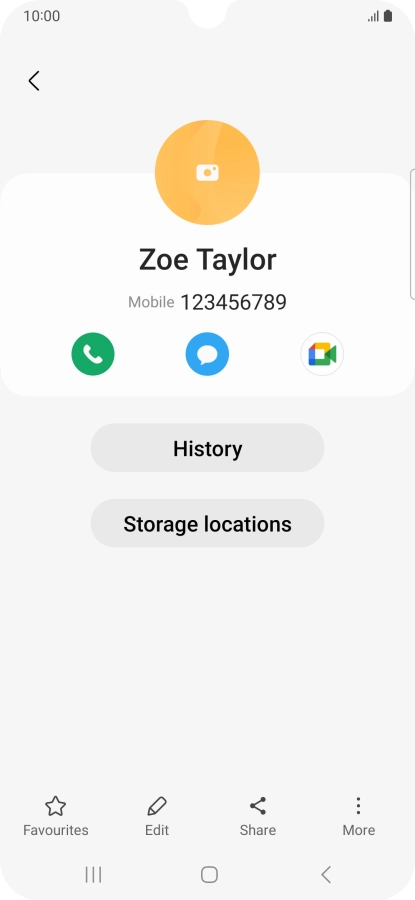 Press the Home key to return to the home screen.