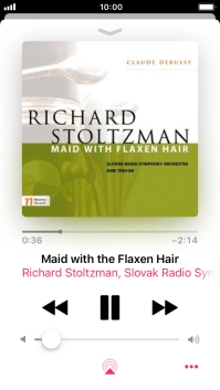 Press arrow right to go to the next audio file.