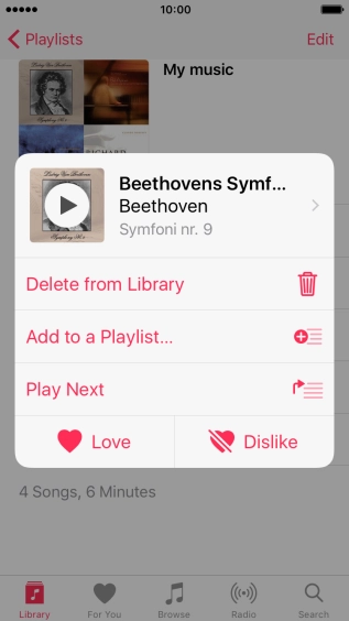 Press the required function and follow the instructions on the screen to use the selected function.