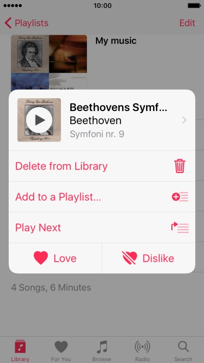 Press the required function and follow the instructions on the screen to use the selected function.