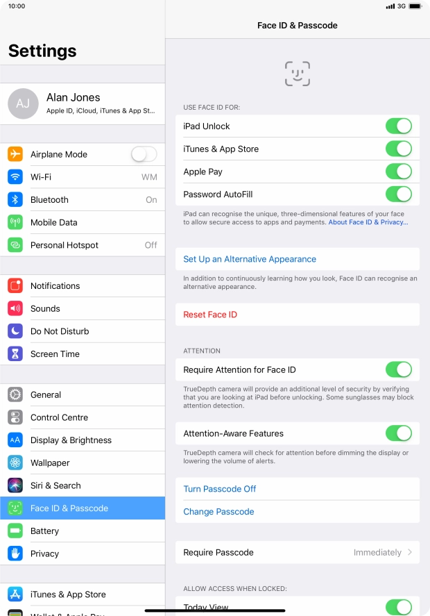 Press the indicator next to Press the indicator next to
