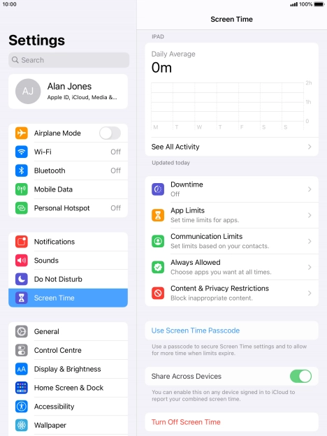 Press See All Activity.