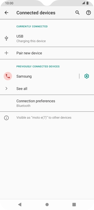 Press the Home key to return to the home screen.