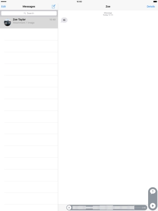 Let go to stop the sound recording and press arrow up to send the sound recording. Let go to stop the sound recording and press arrow up to send the sound recording.