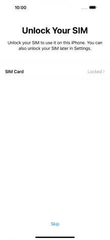 Press SIM Card.