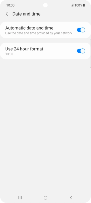 Press the Home key to return to the home screen.