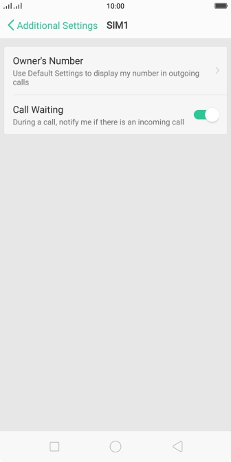 Press Owner's Number.