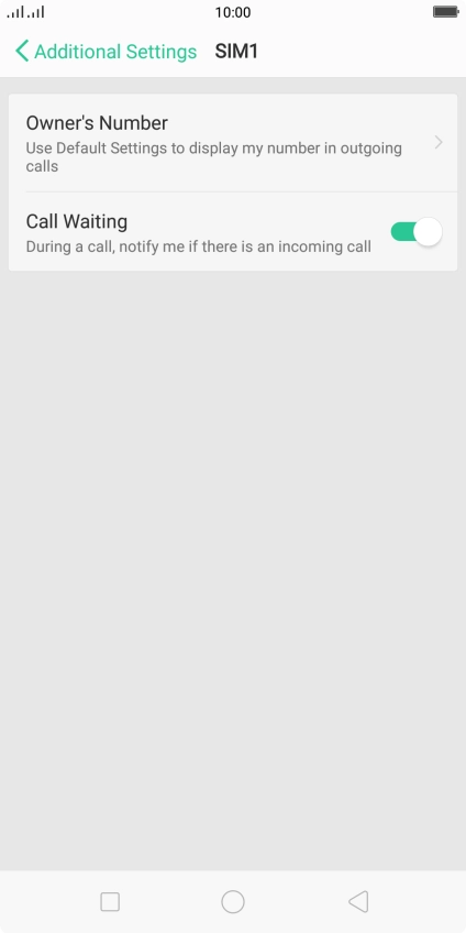 Press Owner's Number.