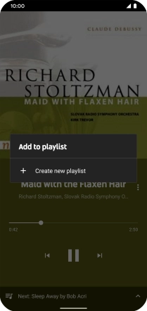Press Create new playlist.