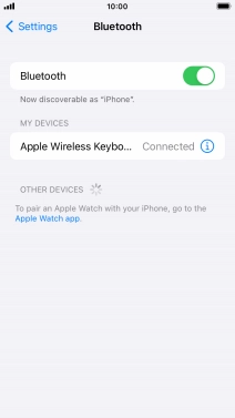 Press the Home key to return to the home screen.