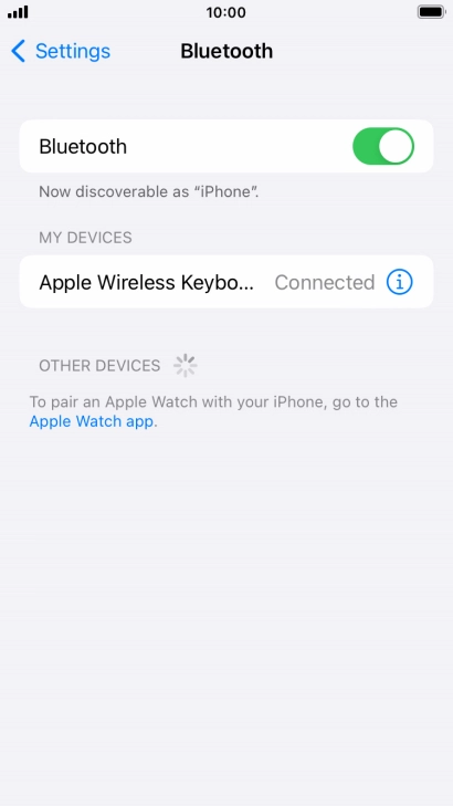 Press the Home key to return to the home screen.