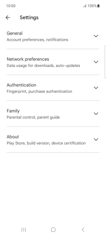 Press Network preferences.