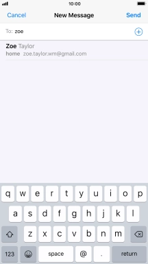 Press the required contact.