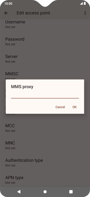 Key in 10.202.002.060 and press OK.