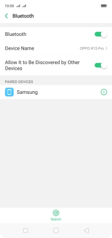Press the Home key to return to the home screen.