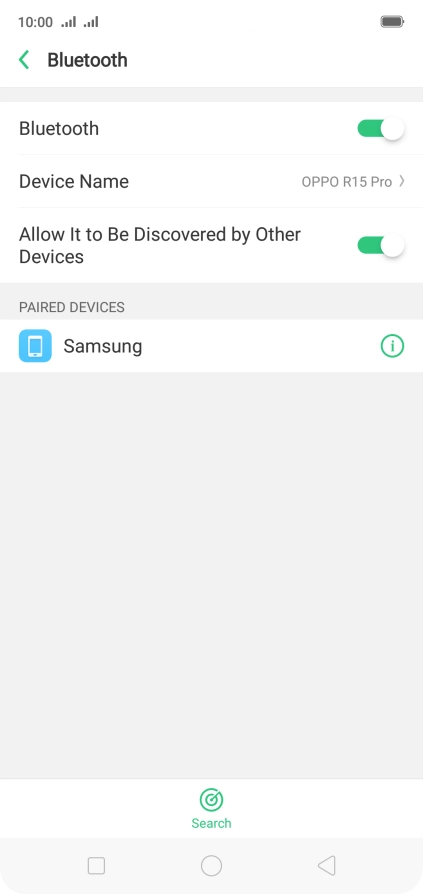 Press the Home key to return to the home screen.