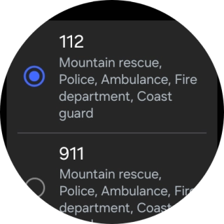 Press the required setting. Press the required setting.