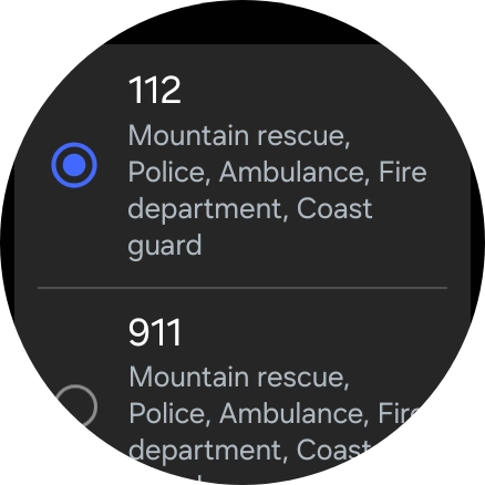 Press the required setting. Press the required setting.