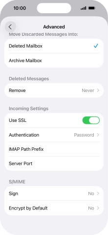 Press Authentication.