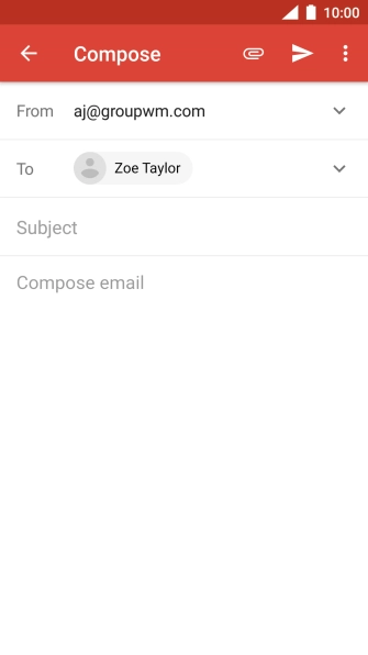 Press Subject and key in the required subject.