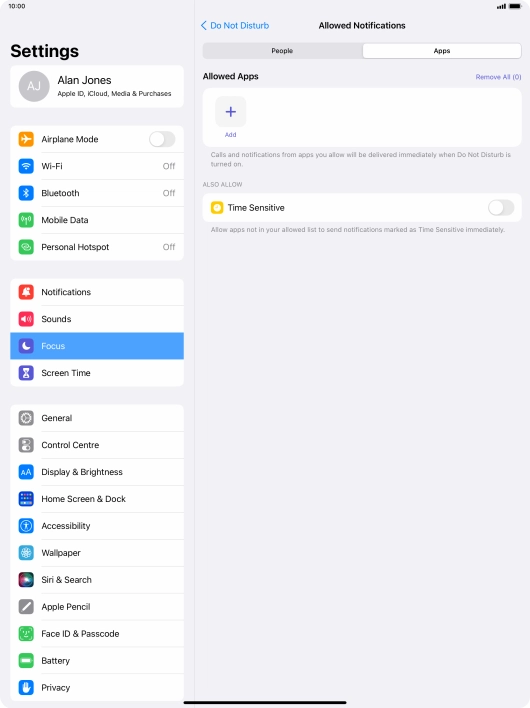 Press the indicator next to Press the indicator next to