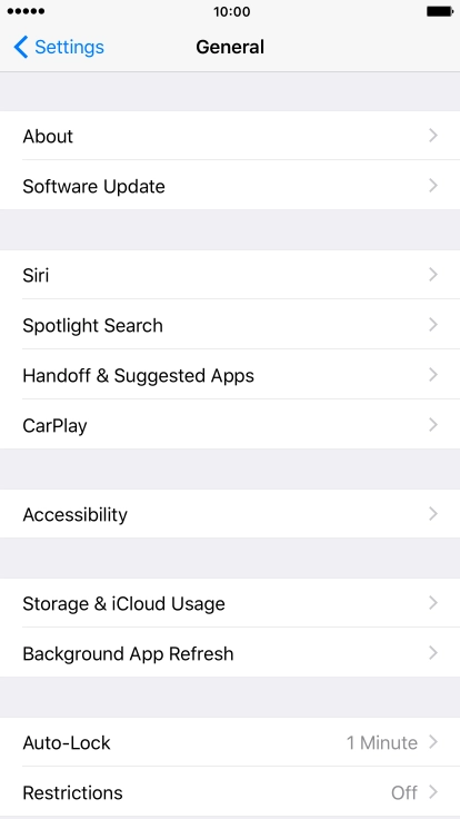 Press Software Update. If a new software version is available, it's displayed. Follow the instructions on the screen to update the phone software.