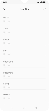 Press the field below 