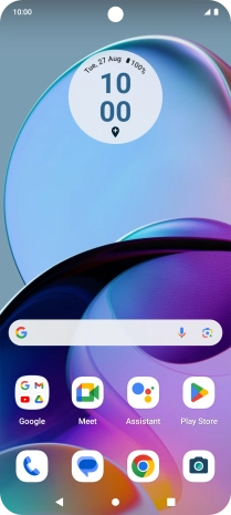 Slide two fingers downwards starting from the top of the screen.