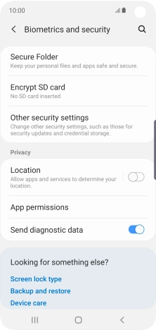 Press Other security settings.
