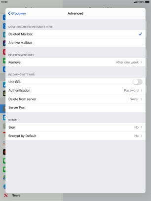 Press Authentication.