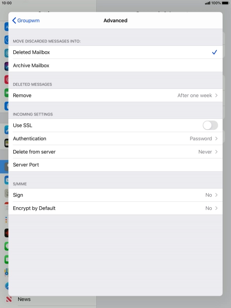 Press Authentication.