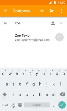 Press the required contact.