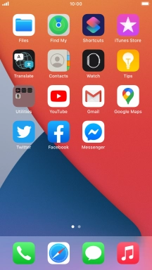 Press and hold the required app.