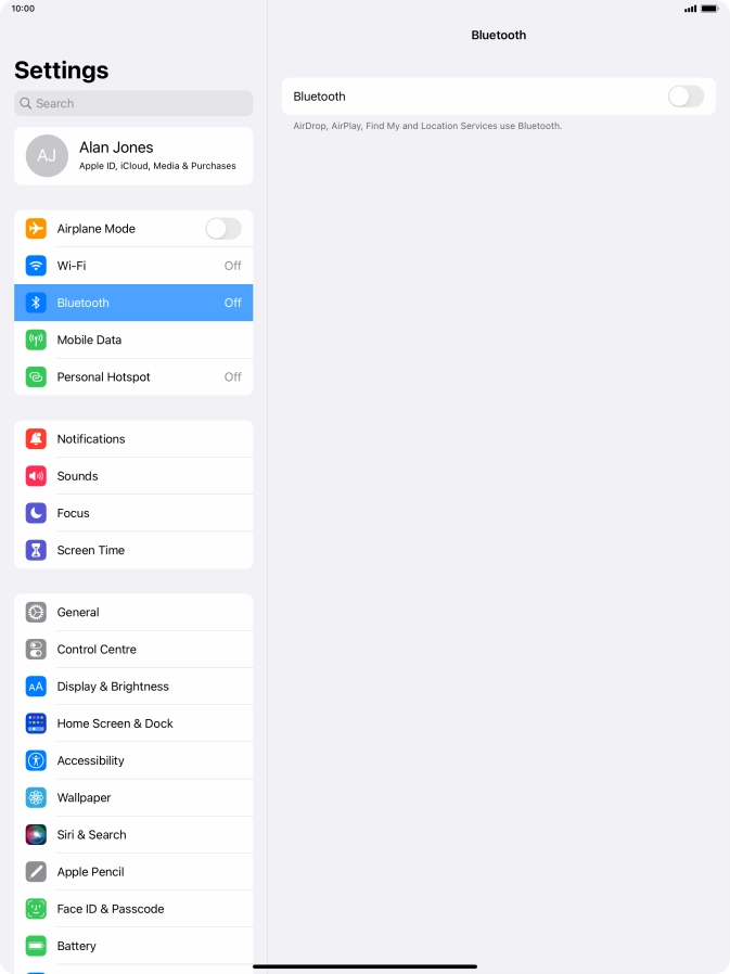 Press the indicator next to Press the indicator next to