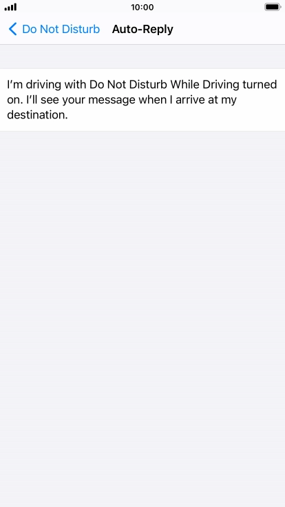 Press the Home key to return to the home screen.