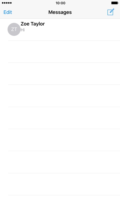 Press the new message icon.