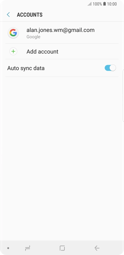 Press the Home key to return to the home screen.