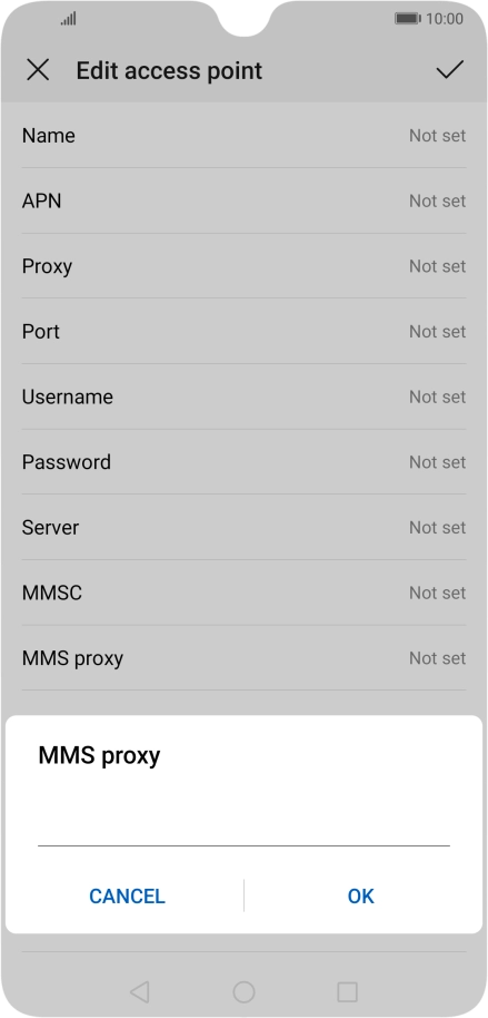 Key in 10.202.002.060 and press OK.