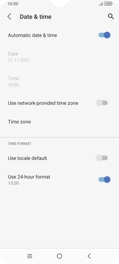 Press the Home key to return to the home screen. Press the Home key to return to the home screen.