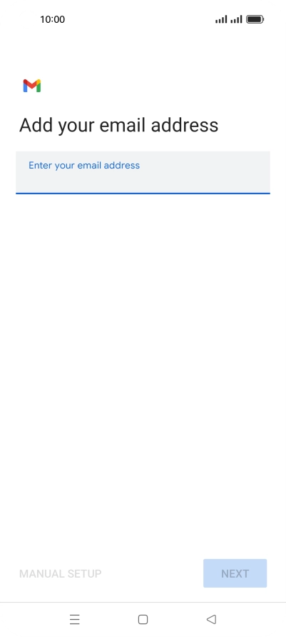 Press the field below 