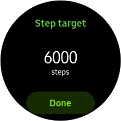 Slide your finger right or left on the Touch bezel to select the required target. Slide your finger right or left on the Touch bezel to select the required target.